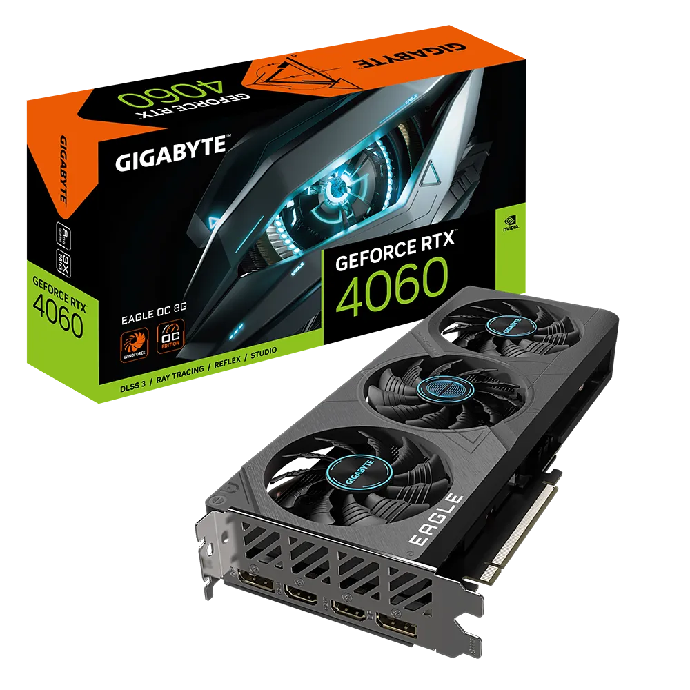 GeForce RTX™ 4060 EAGLE OC 8G DDR6 - Graphics Card GeForce RTX™ 4060 EAGLE OC 8G DDR6 - Graphics Card